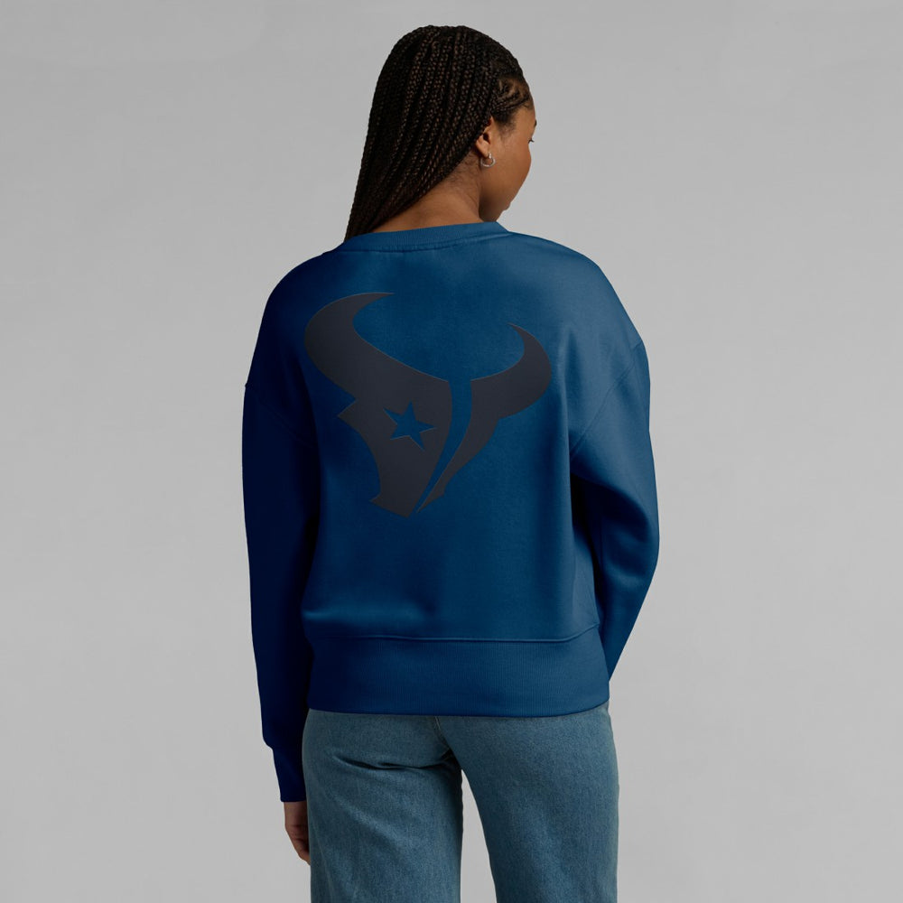 Fanatics Houston Texans Women's Elements Pullover Sweatshirt Navy