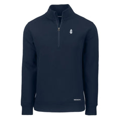 Chicago Cubs Cutter & Buck Cooperstown Collection Roam Eco Recycled Quarter-Zip Pullover - Navy - MLB on Sale
