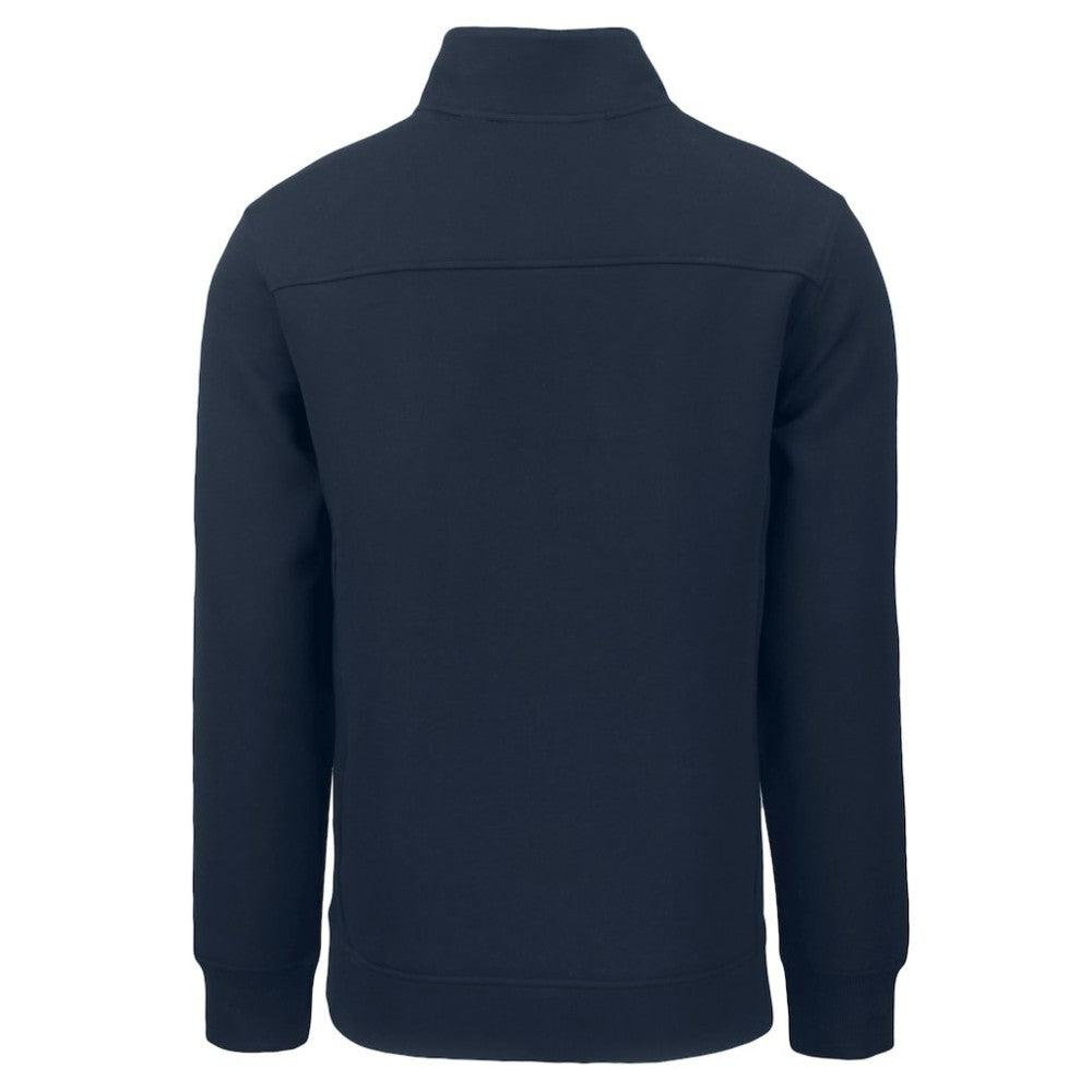 Chicago Cubs Cutter & Buck Cooperstown Collection Roam Eco Recycled Quarter-Zip Pullover - Navy - MLB on Sale