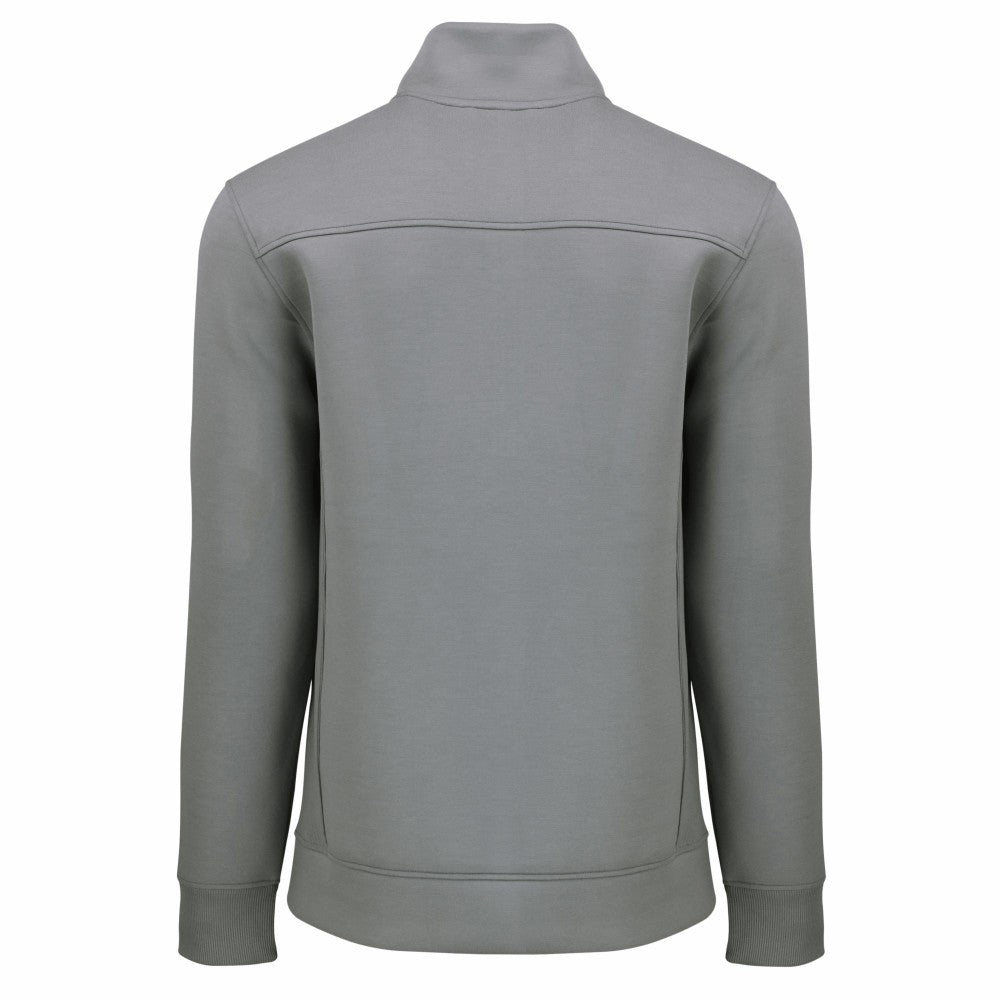 Cleveland Guardians Cutter & Buck Cooperstown Collection Roam Eco Recycled Quarter-Zip Pullover - Gray - MLB on Sale