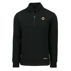 San Francisco Giants Cutter & Buck Cooperstown Collection Roam Eco Recycled Quarter-Zip Pullover - Black - MLB on Sale