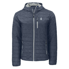 Chicago Cubs Cutter & Buck Cooperstown Collection Rainier Primaloft Eco Full-Zip Hooded Jacket - Anthracite - MLB Discount