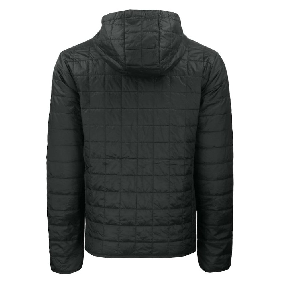 San Francisco Giants Cutter & Buck Cooperstown Collection Rainier Primaloft Eco Full-Zip Hooded Jacket - Black - MLB Lifestyle