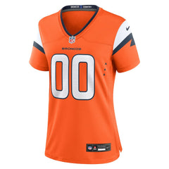 Nike Denver Broncos Women's Mile High Collection Custom Game Jersey Orange