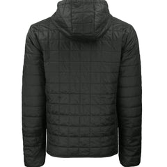 Cincinnati Reds Cutter & Buck Rainier Primaloft Eco Full-Zip Hooded Jacket - Black - MLB Discount