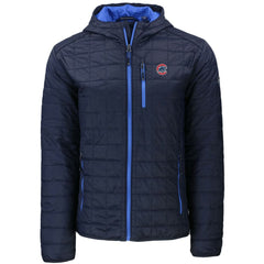 Chicago Cubs Cutter & Buck Rainier Primaloft Eco Full-Zip Hooded Jacket - Navy - MLB Online