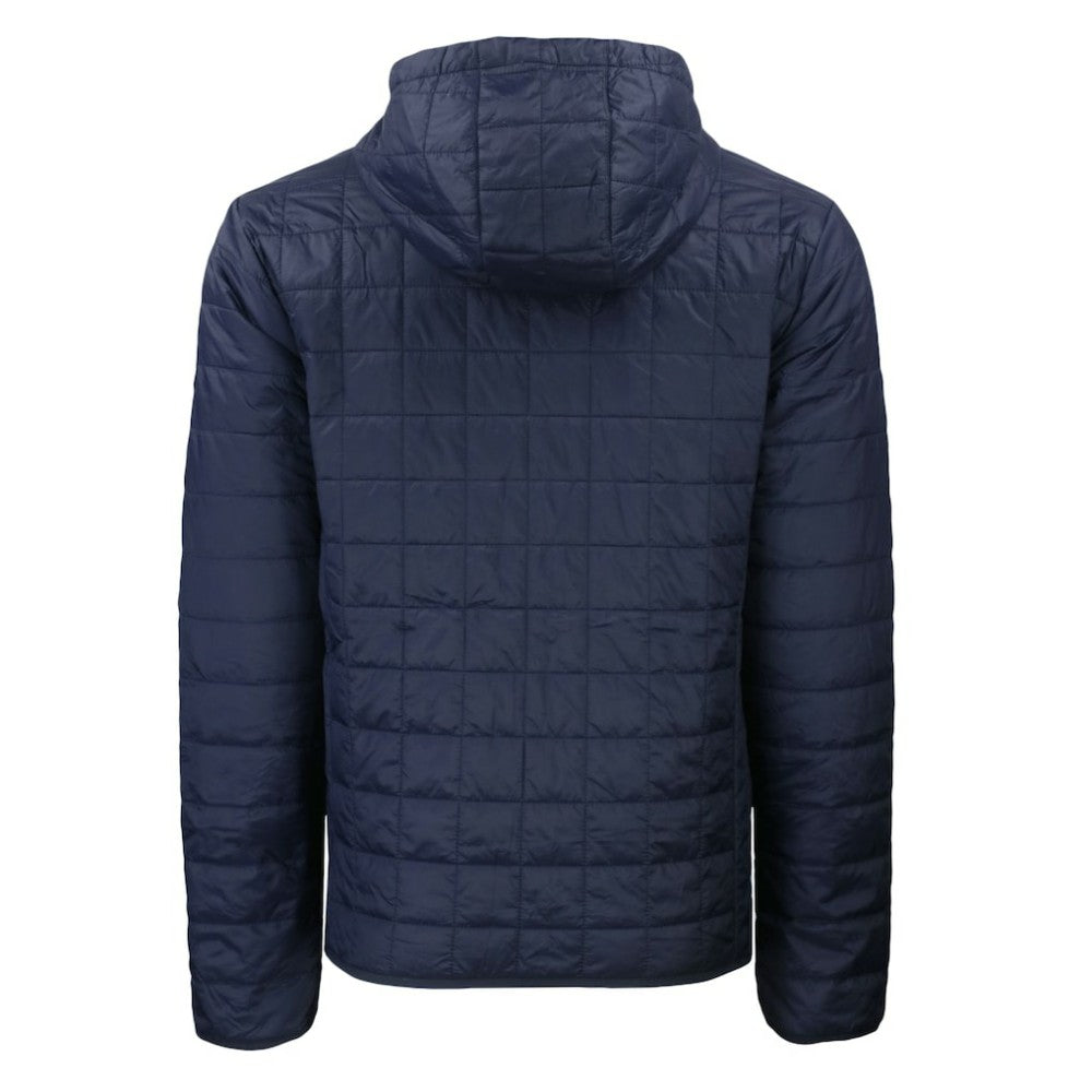 Chicago Cubs Cutter & Buck City Connect Rainier Primaloft Eco Full-Zip Hooded Jacket - Navy - MLB Sale