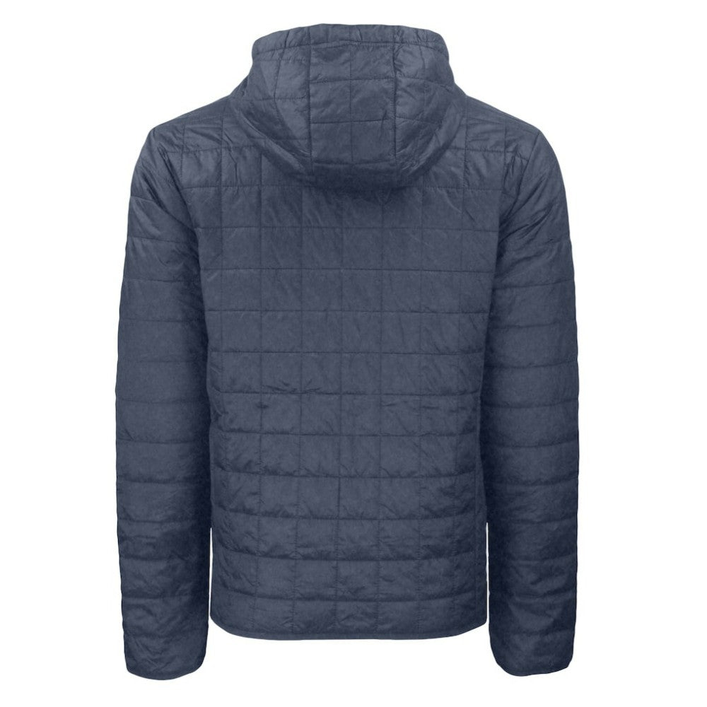 Chicago Cubs Cutter & Buck City Connect Rainier Primaloft Eco Full-Zip Hooded Jacket - Anthracite - MLB Discount