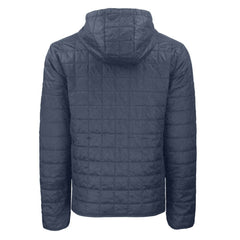 Chicago Cubs Cutter & Buck City Connect Rainier Primaloft Eco Full-Zip Hooded Jacket - Anthracite - MLB Discount