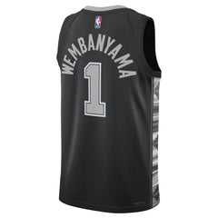 Victor Wembanyama San Antonio Spurs Jordan Brand Unisex Swingman Jersey Statement Edition Black