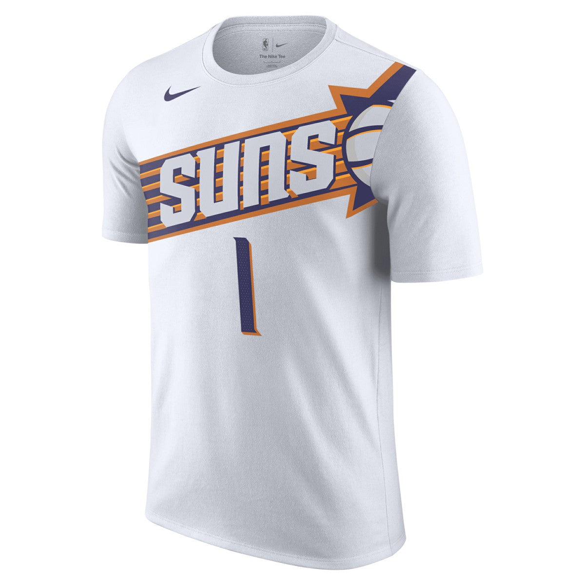 Devin Booker Phoenix Suns 2023/24 Association Name & Number T-Shirt White | Nike for sale