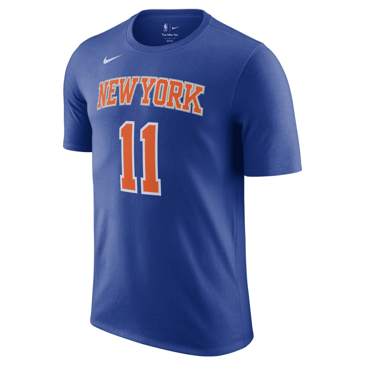 Jalen Brunson New York Knicks Icon Edition Name & Number T-Shirt Blue | Nike