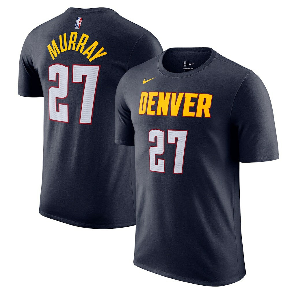 Jamal Murray Denver Nuggets Icon Edition Name & Number T-Shirt for sale Navy | Nike Lifestyle