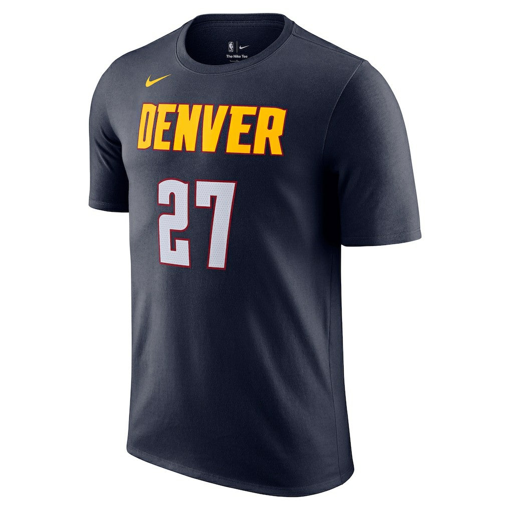 Jamal Murray Denver Nuggets Icon Edition Name & Number T-Shirt for sale Navy | Nike Lifestyle