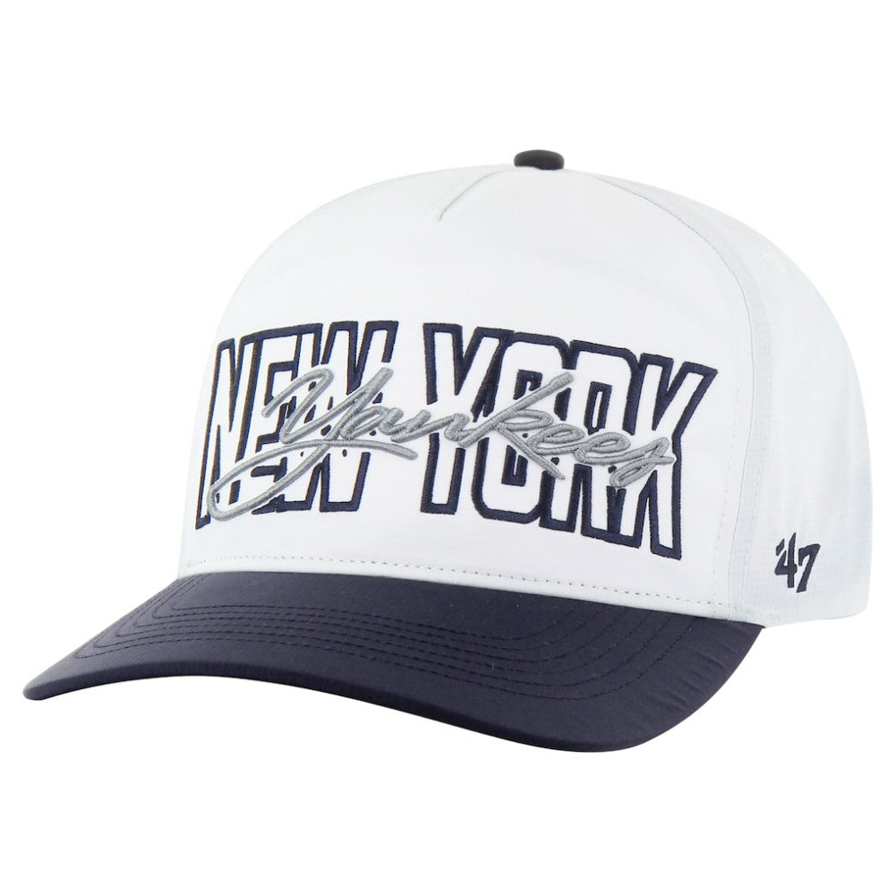 New York Yankees '47 Lineman Hitch Adjustable Hat - White - 47 brand Lifestyle