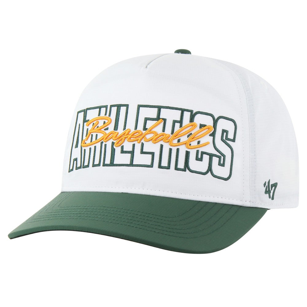 Athletics '47 Lineman Hitch Adjustable Hat - White - 47 brand Lifestyle