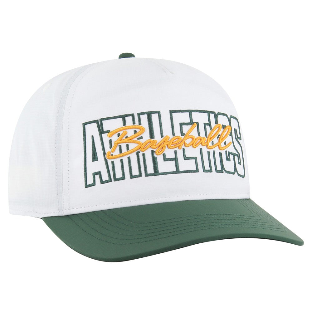 Athletics '47 Lineman Hitch Adjustable Hat - White - 47 brand Lifestyle