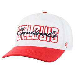 St. Louis Cardinals '47 Lineman Hitch Adjustable Hat - White - 47 brand Lifestyle
