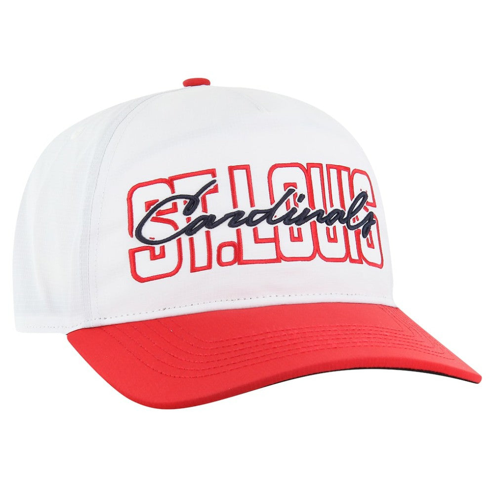 St. Louis Cardinals '47 Lineman Hitch Adjustable Hat - White - 47 brand Lifestyle