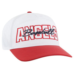 Los Angeles Angels '47 Lineman Hitch Adjustable Hat - White - 47 brand Lifestyle