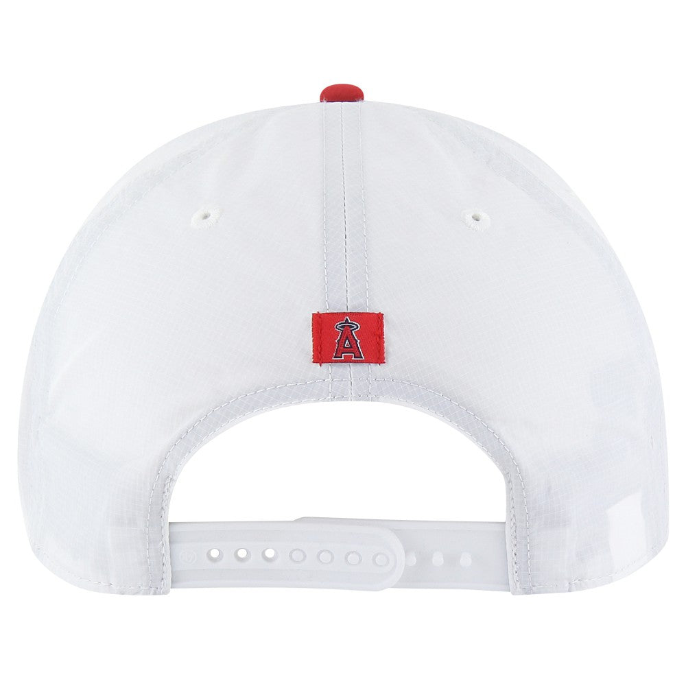 Los Angeles Angels '47 Lineman Hitch Adjustable Hat - White - 47 brand Lifestyle