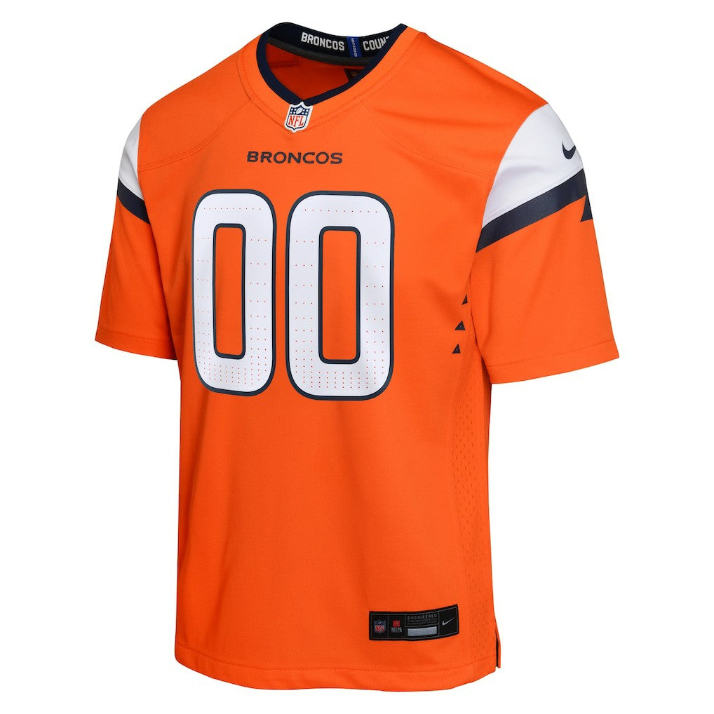 Nike Denver Broncos Youth Mile High Collection Custom Game Jersey Orange
