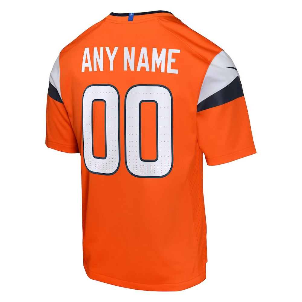 Nike Denver Broncos Youth Mile High Collection Custom Game Jersey Orange