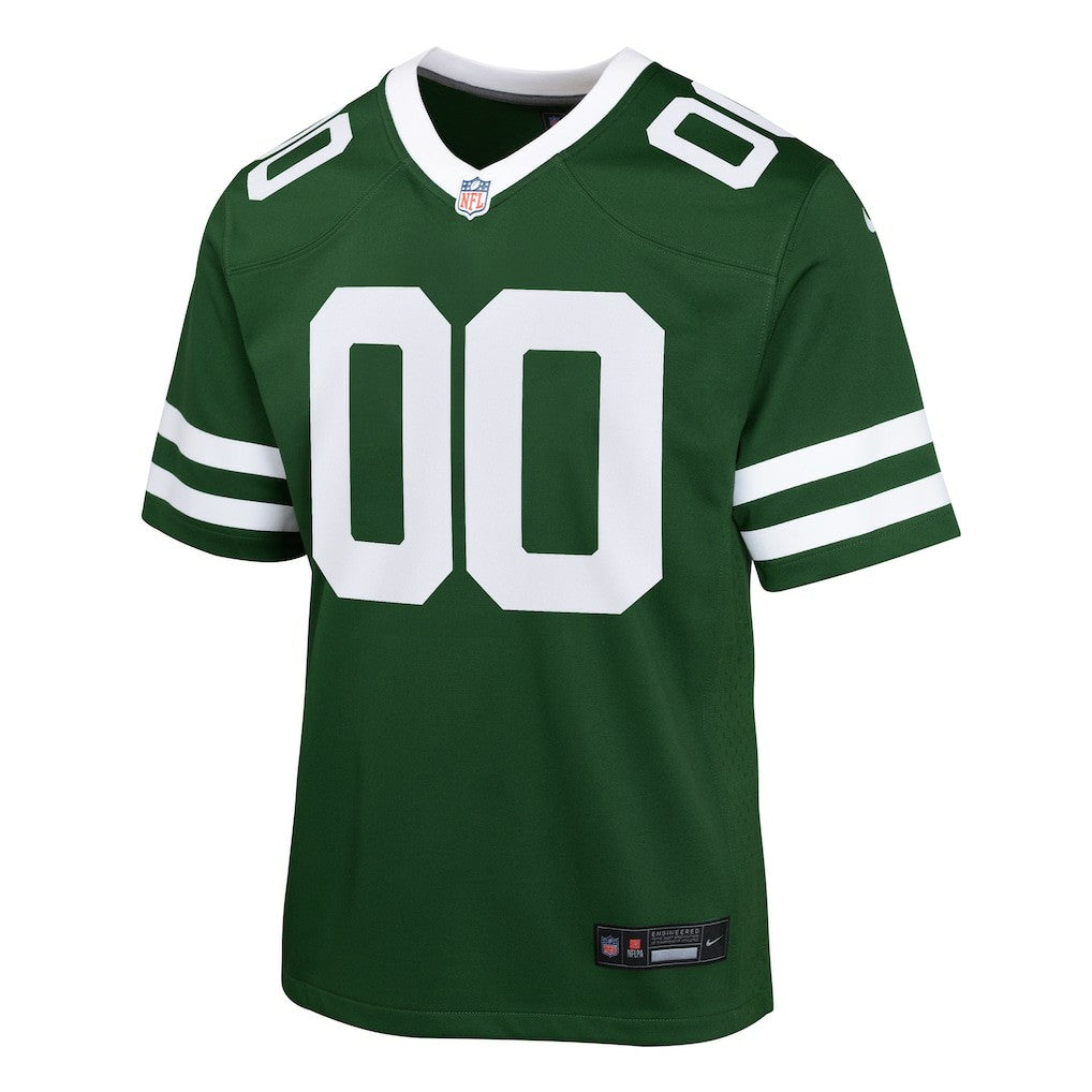 Nike New York Jets Youth Custom Game Jersey Legacy Green
