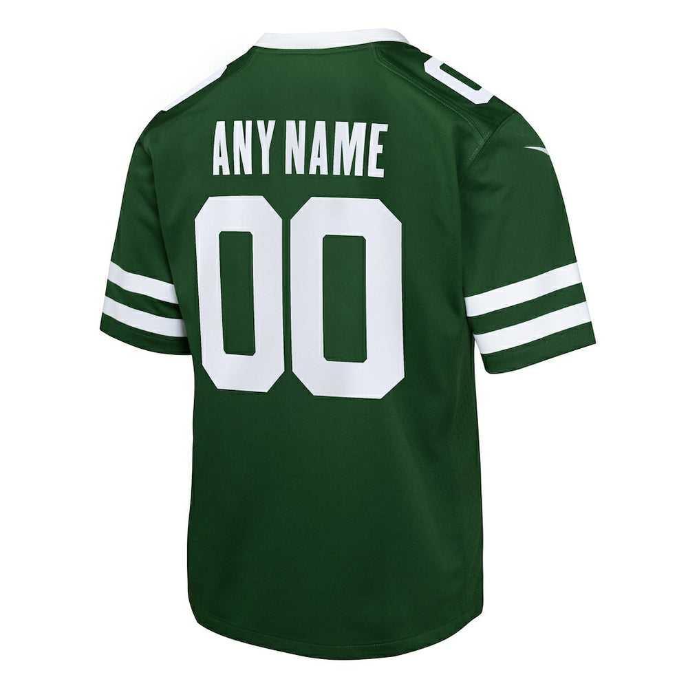 Nike New York Jets Youth Custom Game Jersey Legacy Green