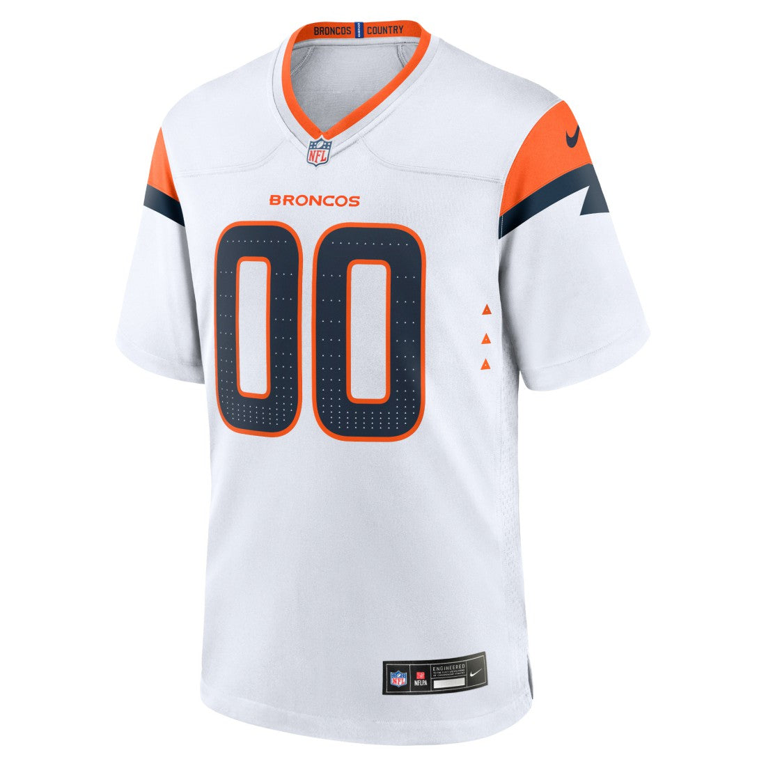 Nike Denver Broncos Mile High Collection Custom Game Jersey White