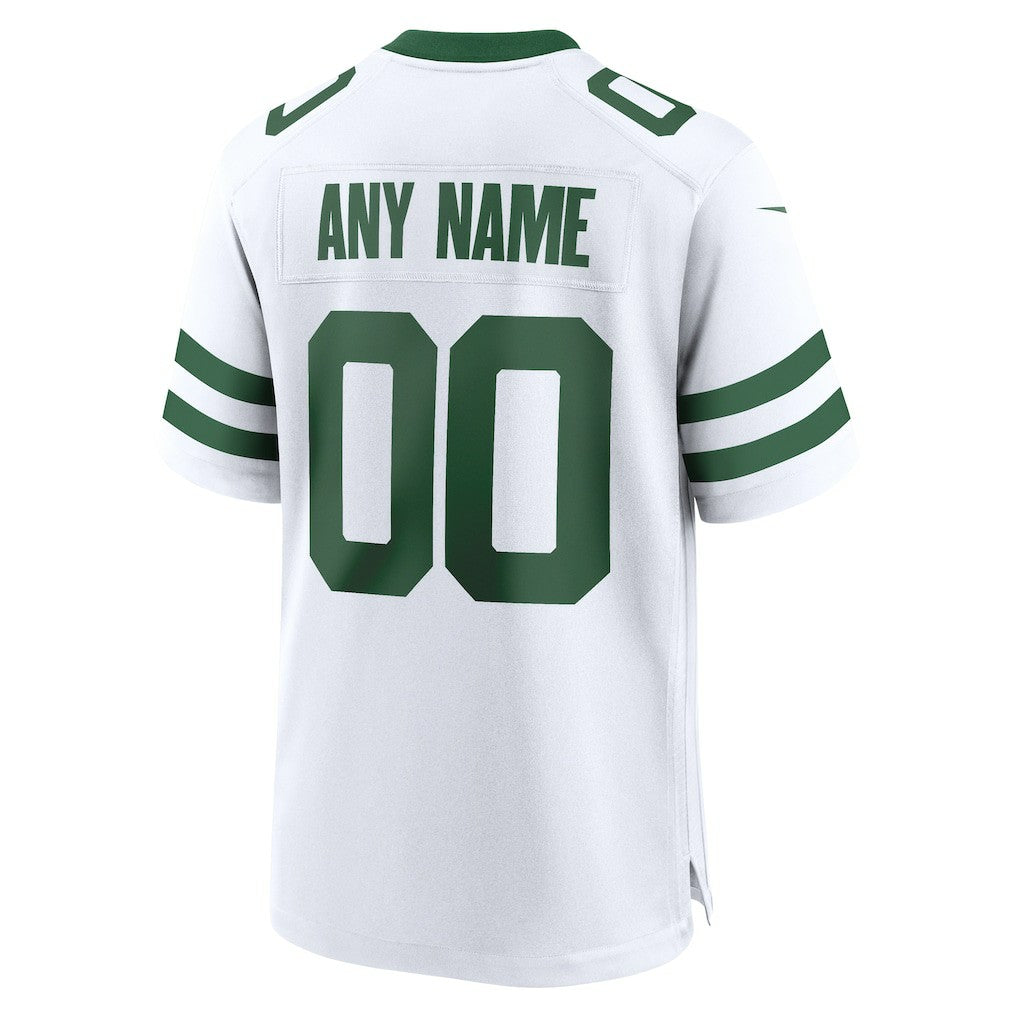 Nike New York Jets Custom Game Jersey Legacy White
