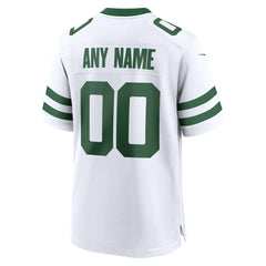 Nike New York Jets Custom Game Jersey Legacy White