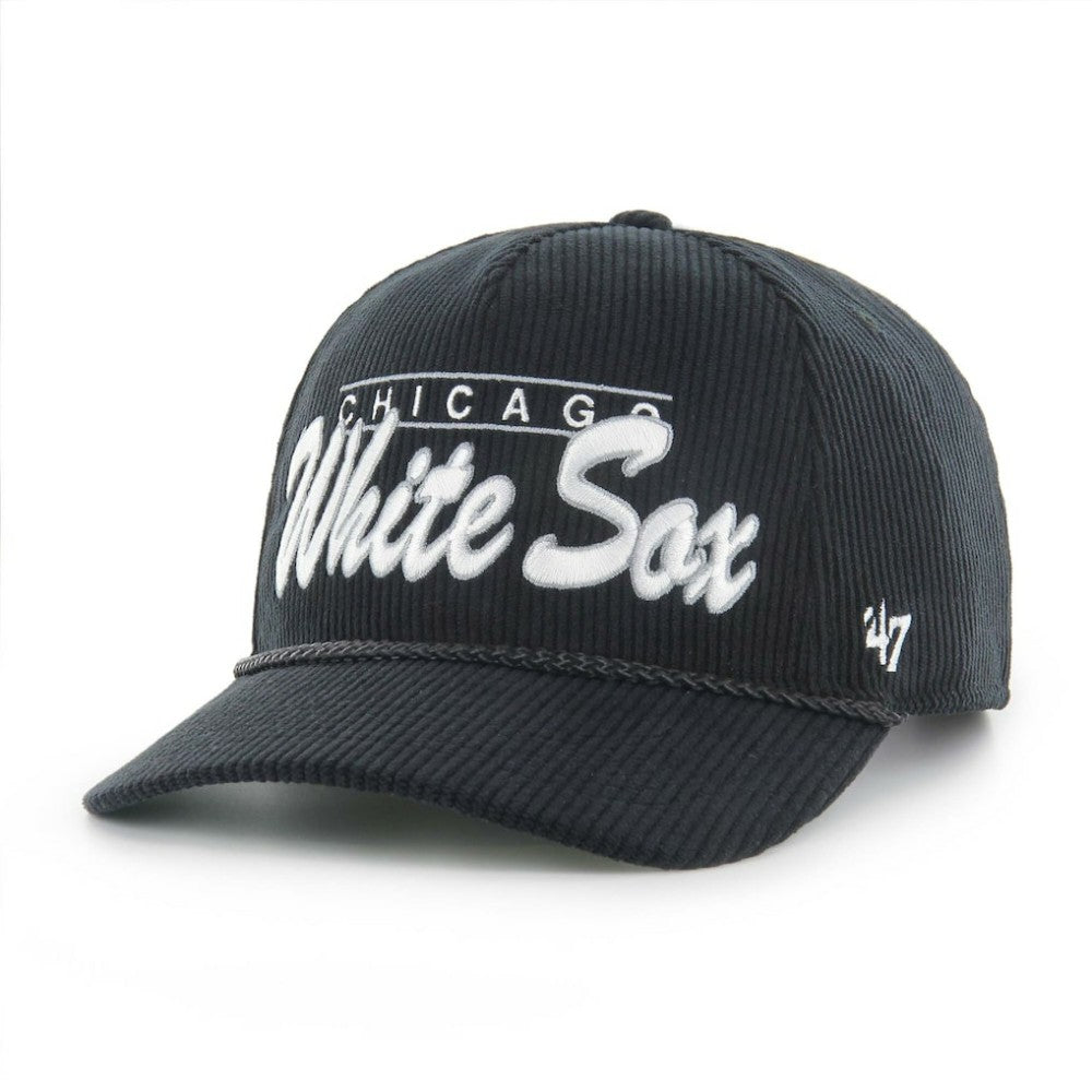 Chicago White Sox '47 Corduroy Hitch Adjustable Hat - Black - 47 brand on Sale