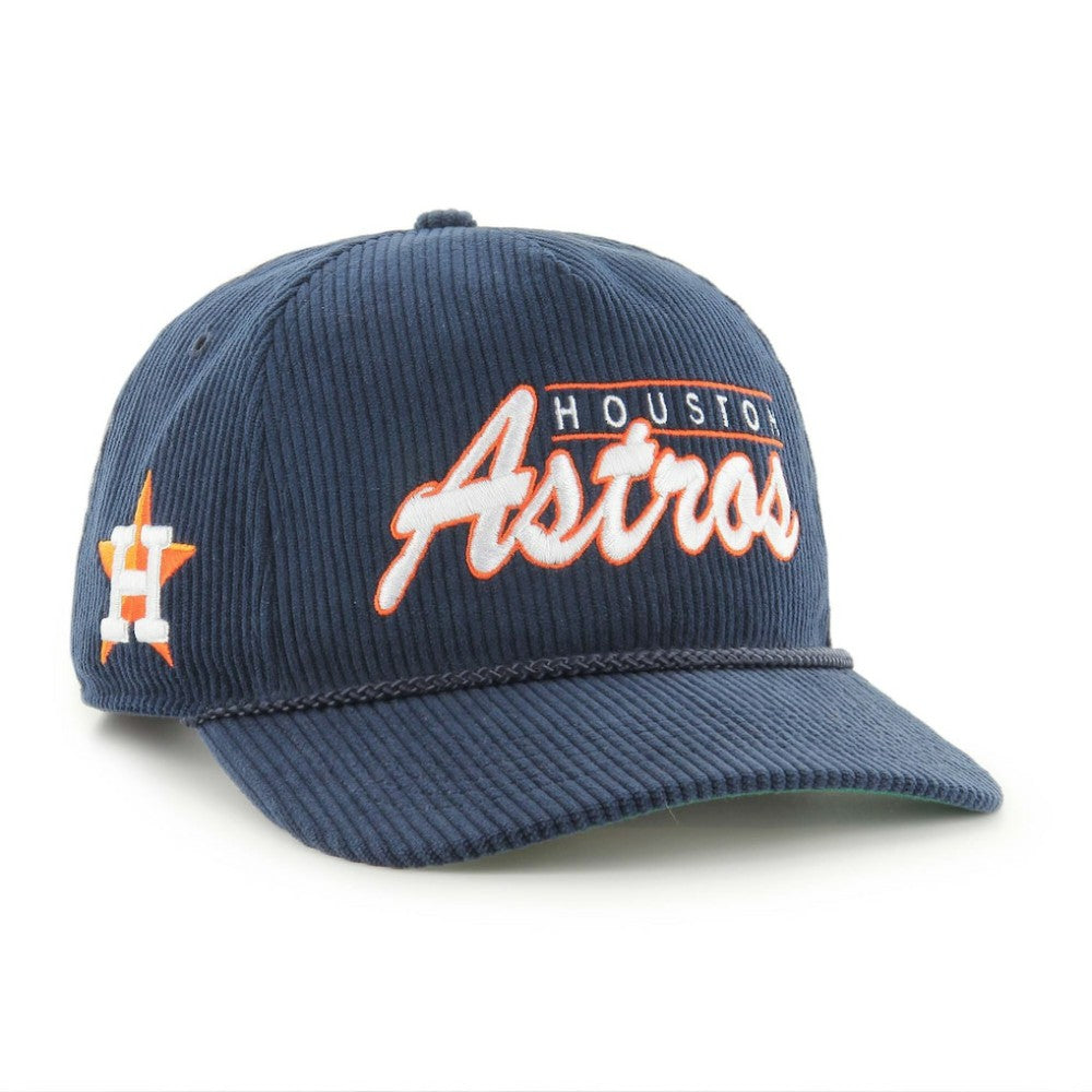 Houston Astros '47 Corduroy Hitch Adjustable Hat - Navy - 47 brand Lifestyle