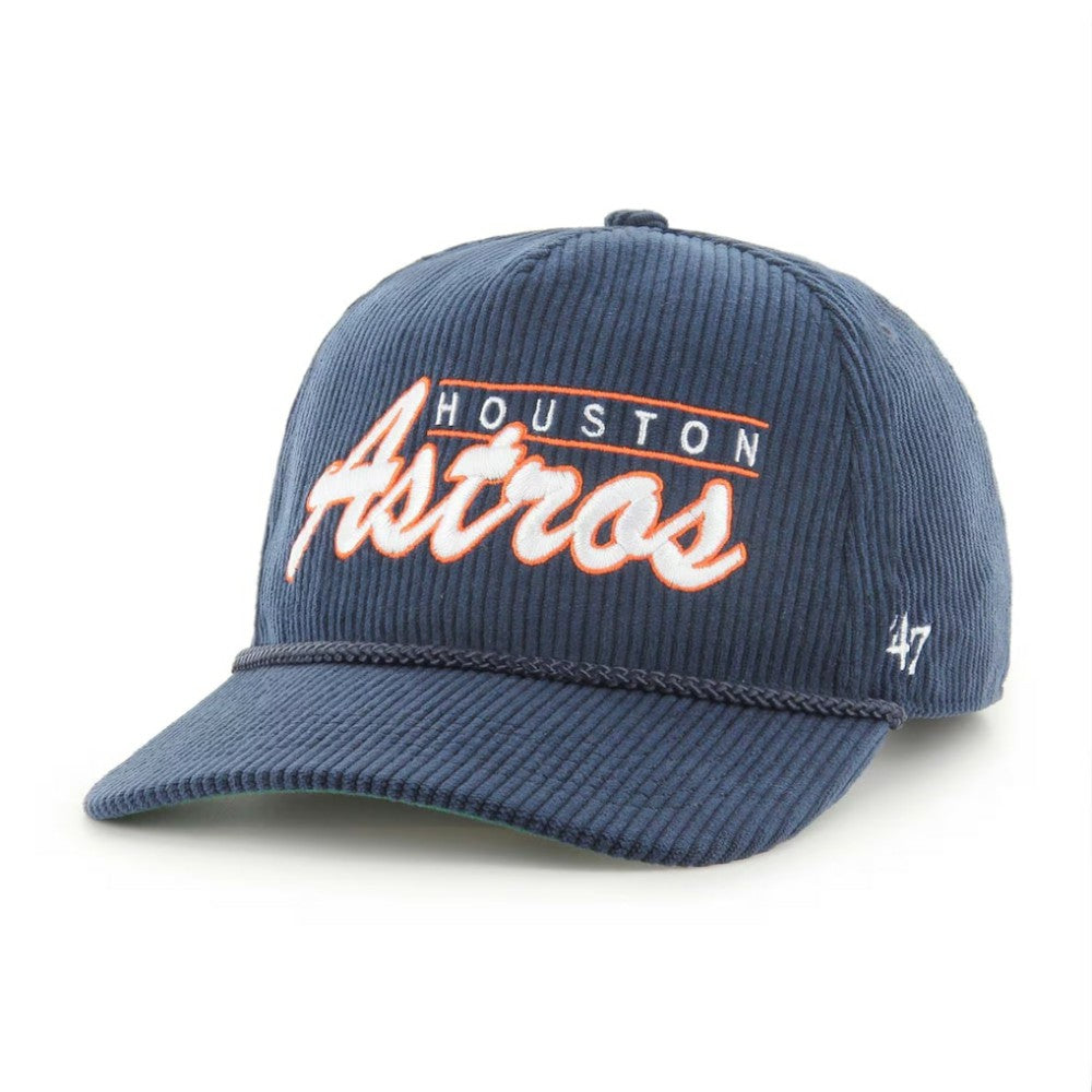 Houston Astros '47 Corduroy Hitch Adjustable Hat - Navy - 47 brand Lifestyle