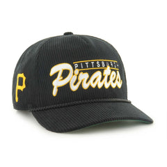 Pittsburgh Pirates '47 Corduroy Hitch Adjustable Hat - Black - 47 brand on Sale