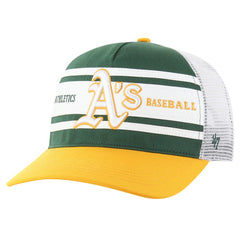 Athletics '47 Gridiron Super Stripe Relaxed Trucker Hitch Adjustable Hat - Green - 47 brand Online