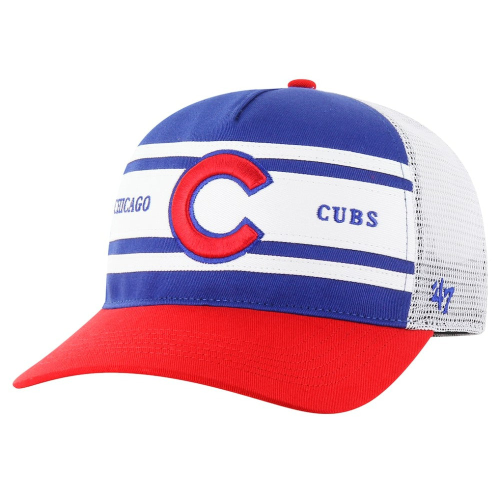 Chicago Cubs '47 Gridiron Super Stripe Relaxed Trucker Hitch Adjustable Hat - Royal - 47 brand Online