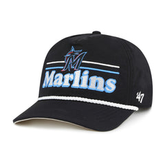 Miami Marlins '47 Campscape Hitch Adjustable Hat - Black - 47 brand Discount