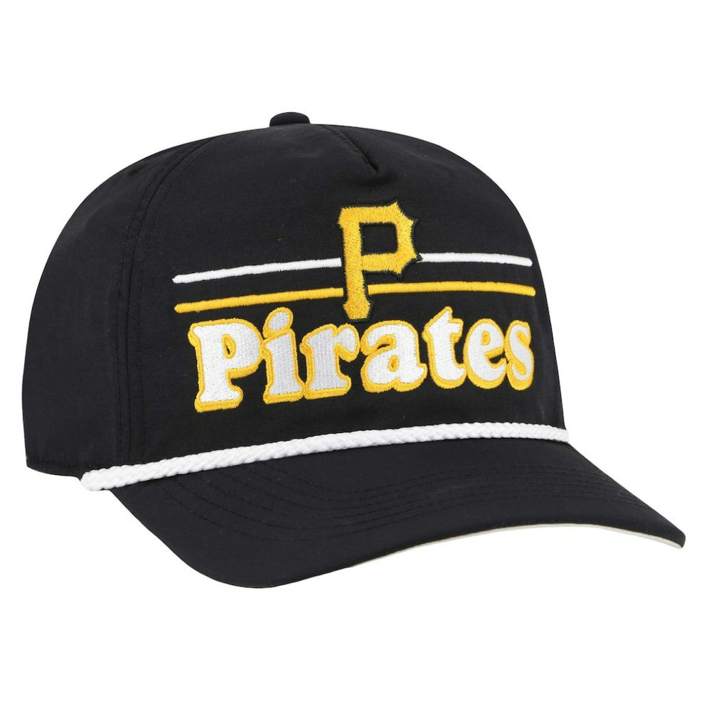 Pittsburgh Pirates '47 Campscape Hitch Adjustable Hat - Black - 47 brand Lifestyle