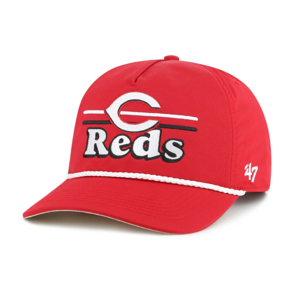 Cincinnati Reds '47 Campscape Hitch Adjustable Hat - Red - 47 brand on Sale