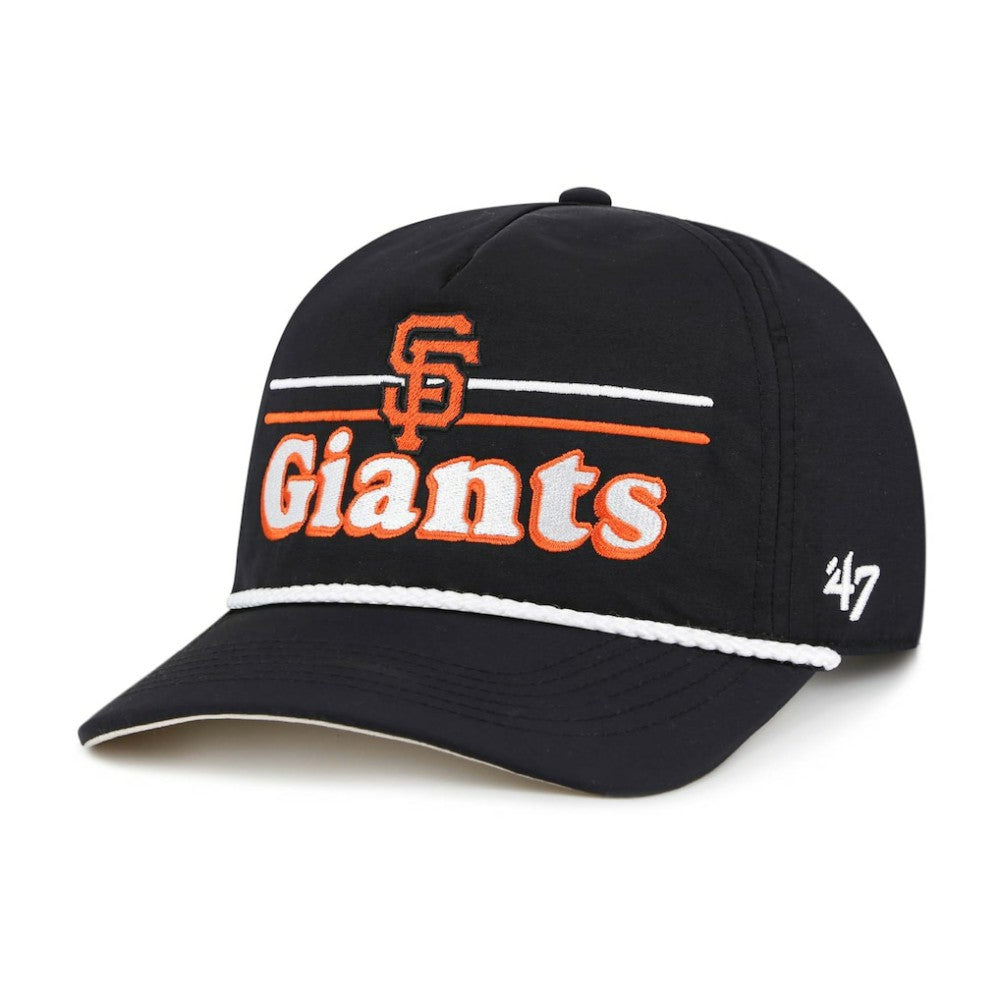 San Francisco Giants '47 Campscape Hitch Adjustable Hat - Black - 47 brand Lifestyle