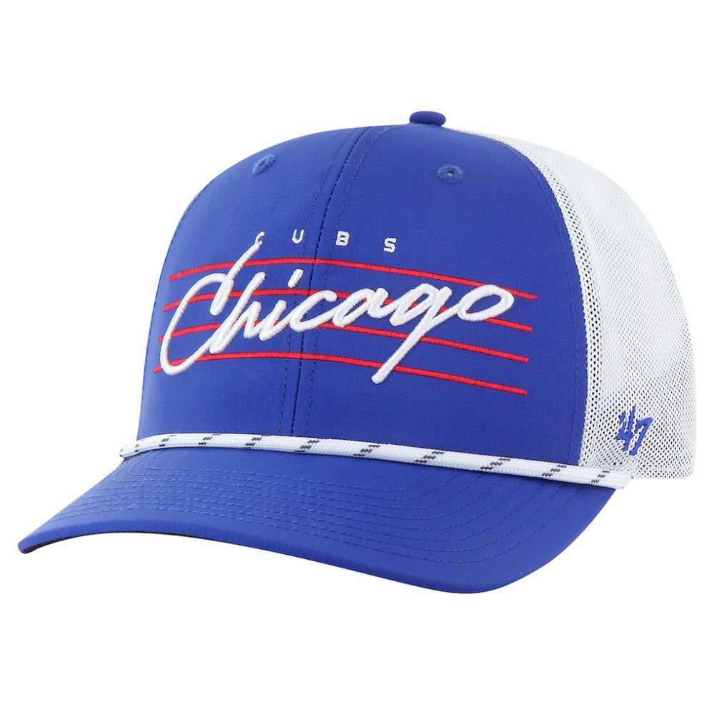 Chicago Cubs '47 Downburst Trucker Adjustable Hat - Royal - 47 brand on Sale