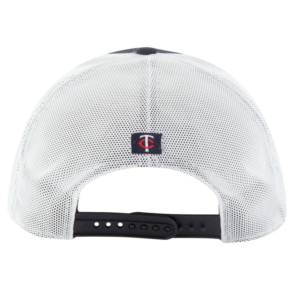 Minnesota Twins '47 Downburst Trucker Adjustable Hat - Navy - 47 brand Lifestyle