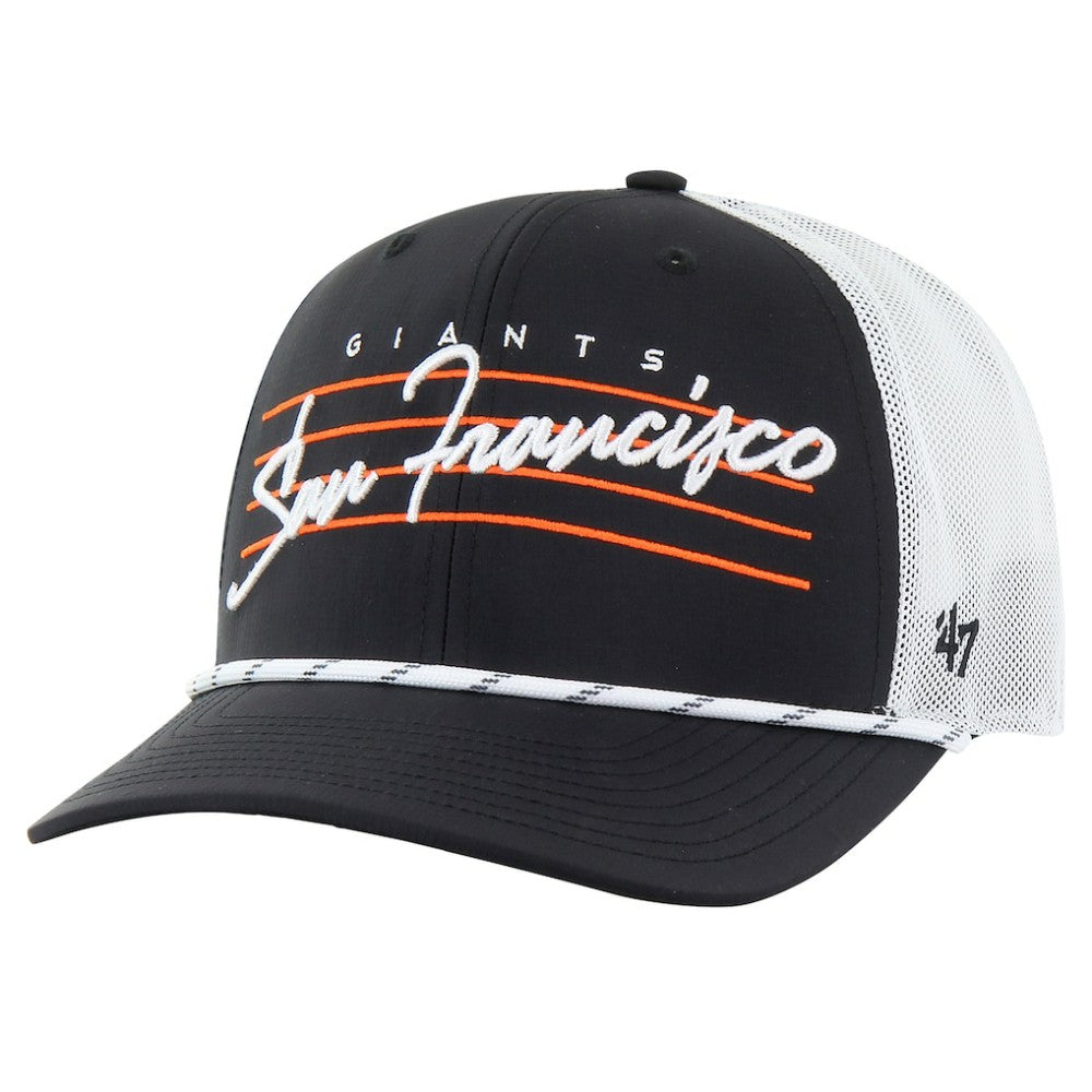 San Francisco Giants '47 Downburst Trucker Adjustable Hat - Black - 47 brand Online