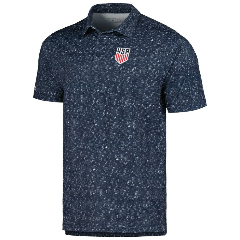USMNT Antigua Figment Polo Navy