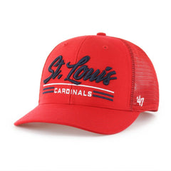 St. Louis Cardinals '47 Garner Trucker Adjustable Hat - Red - 47 brand Discount