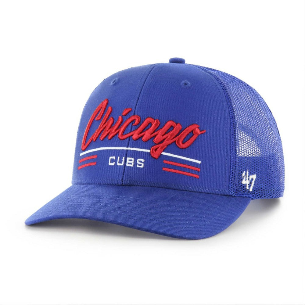 Chicago Cubs '47 Garner Trucker Adjustable Hat - Royal - 47 brand Online