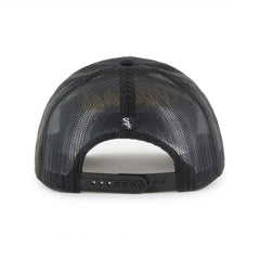 Chicago White Sox '47 Garner Trucker Adjustable Hat - Black - 47 brand Lifestyle