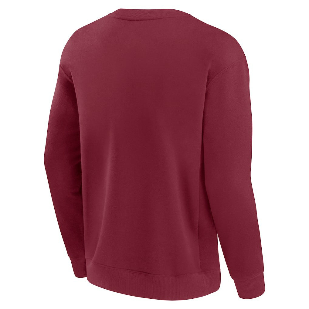 Fanatics Washington Commanders Unisex Elements Unlimited Fleece Pullover Sweatshirt Burgundy